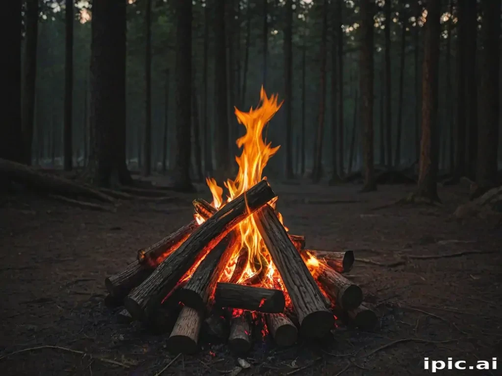 camp fire png