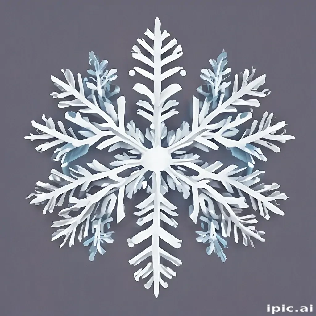 snowflake clipart free
