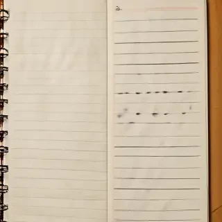 notebook page background