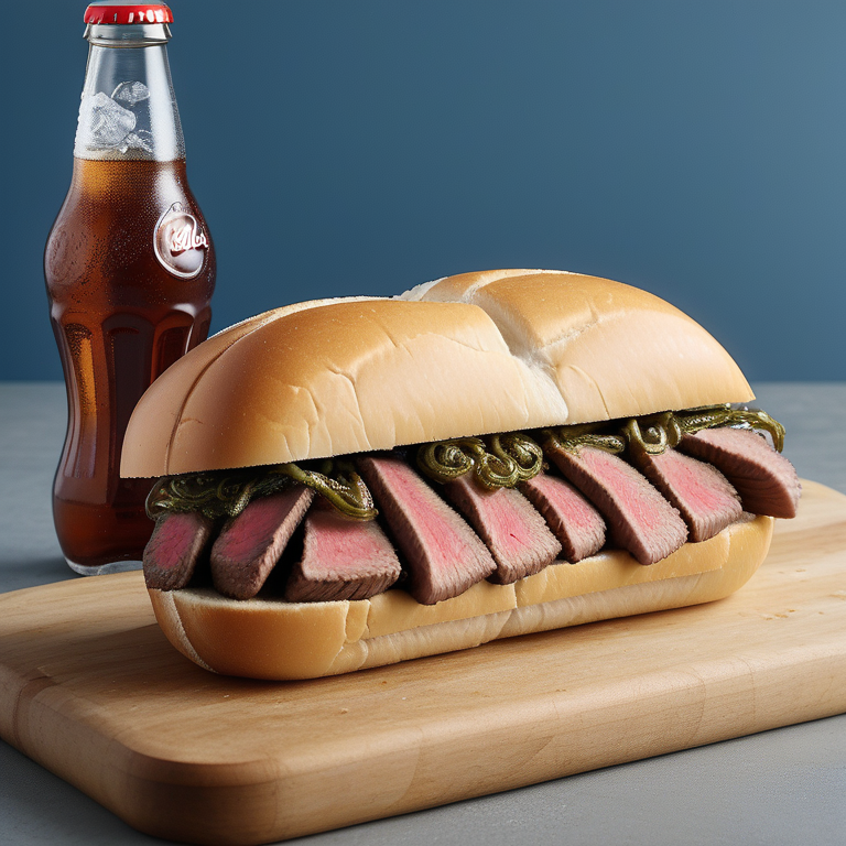 kind of soda steak or sandwich