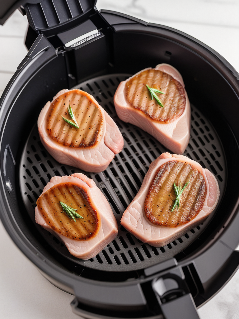 frozen pork chops in air fryer
