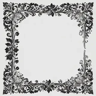 border clip art black and white