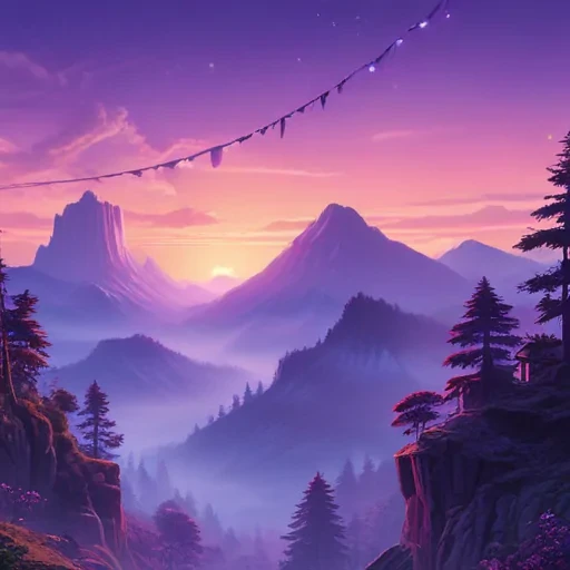 kawaii purple wallpaper