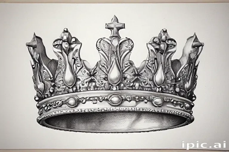 crown drawing