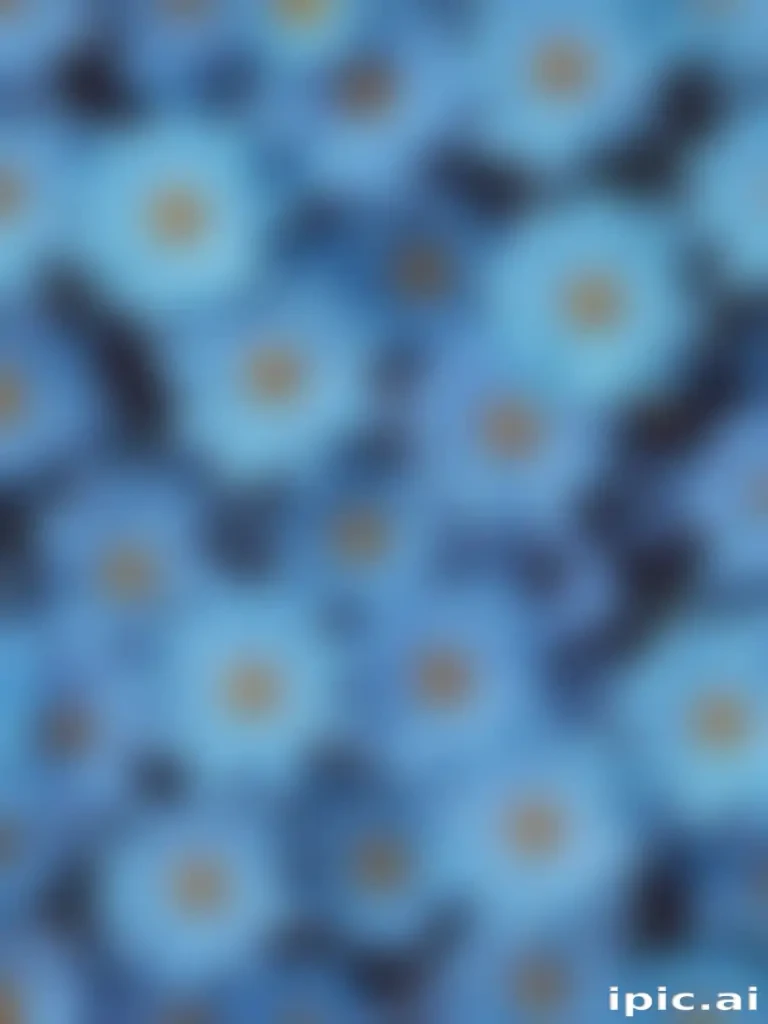blue flower wallpaper aesthetic