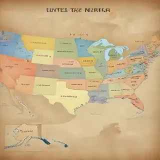 united states of america map