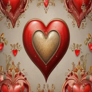 aesthetic hearts wallpaper