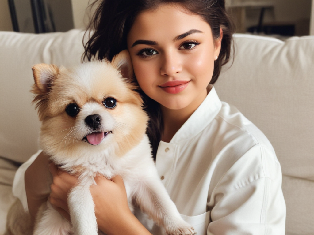 selena gomez dog