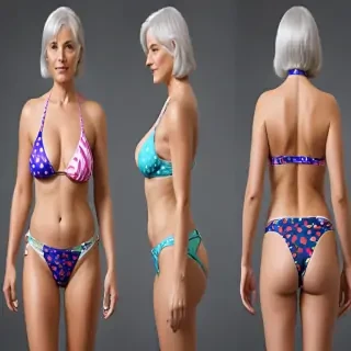 ai granny bikini
