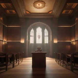 court room background