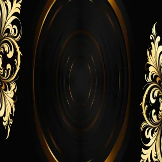 black and gold background