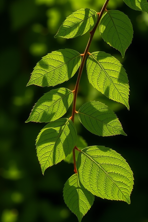 leaves transparent