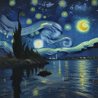starry night png