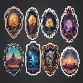 stickers clipart