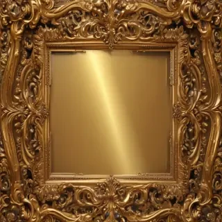 fancy gold frame