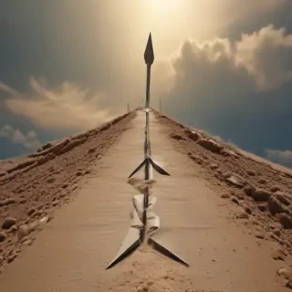 downward arrow