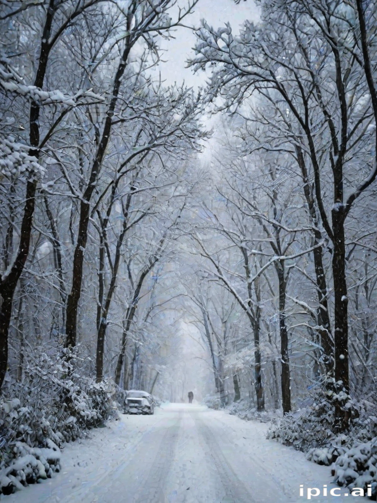 snowing iphone wallpaper