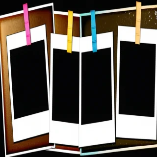 polaroid frames png