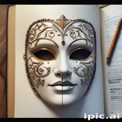 drawing of a mask