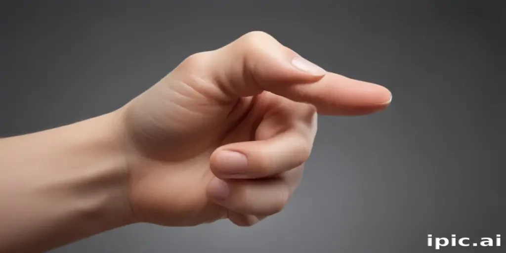 pointing finger png