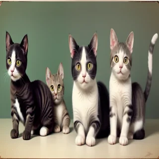vintage cat images