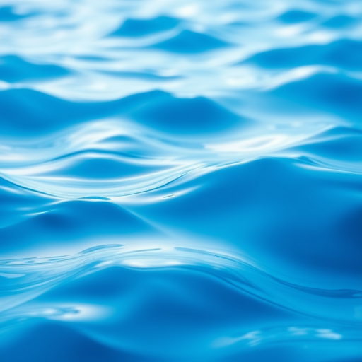 high-resolution abstract background with smooth blue waves, soft lighting, DSLR camera, f/2.8 aperture, 1/60s shutter speed, ISO 100, wide-angle view, high saturation, soft focus effect