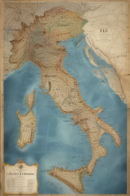 map of italy