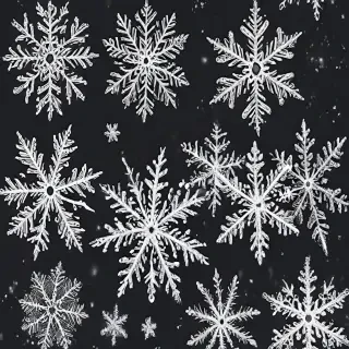 png snowflakes