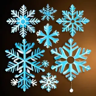 snowflake clipart transparent background