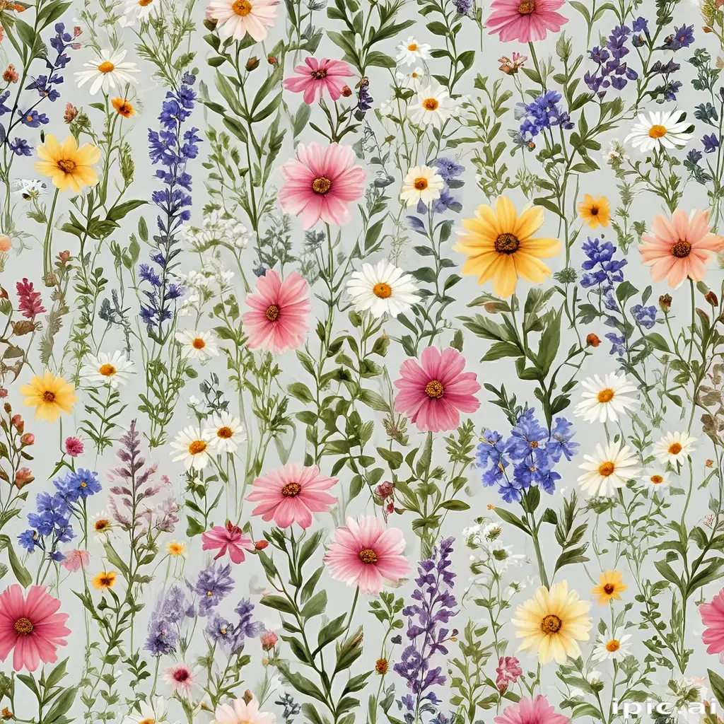 wildflowers transparent background