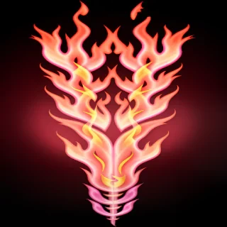 pink flames png