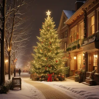 old fashioned christmas pictures