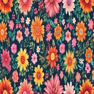 pixel flowers
