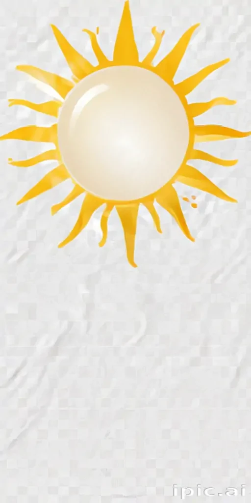 transparent background sun clipart