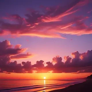 aesthetic sunset wallpaper