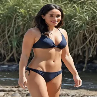 meghan markle bikini