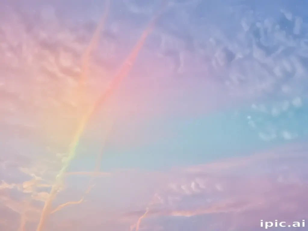 pastel rainbow