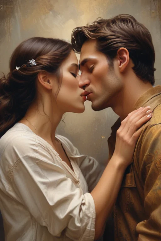 kissing png