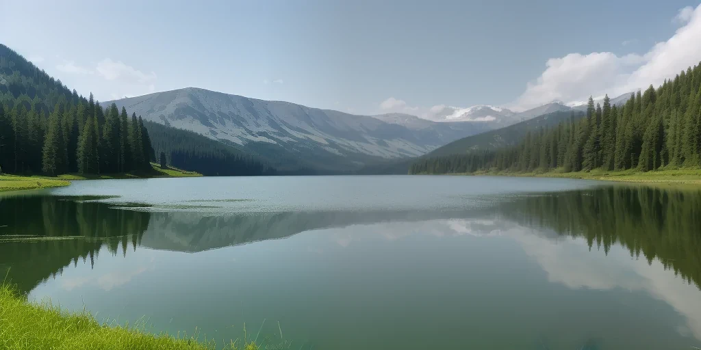background lake