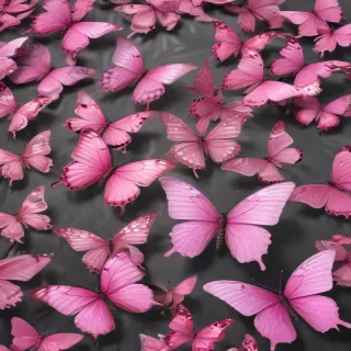 pink butterflies png