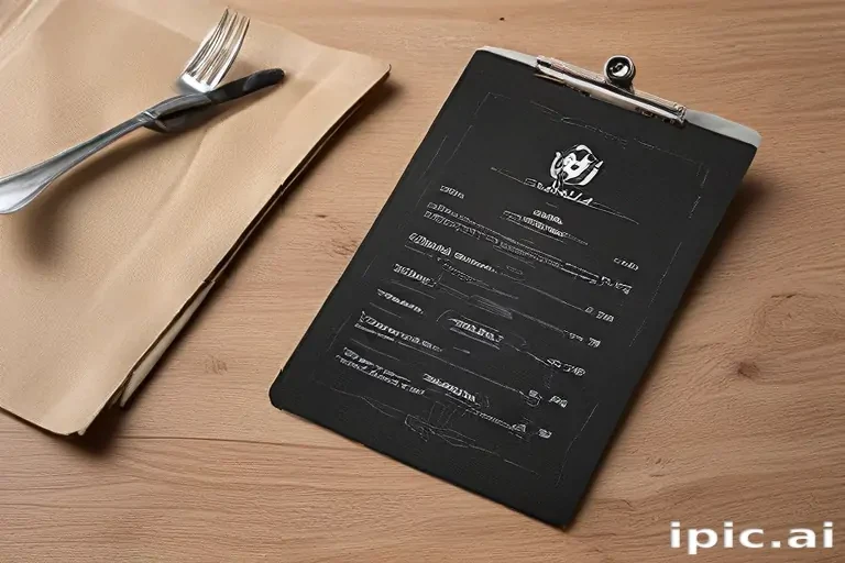 restaurant menu mockup free