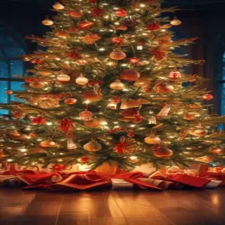 pretty christmas background