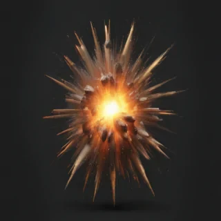explosion transparent background