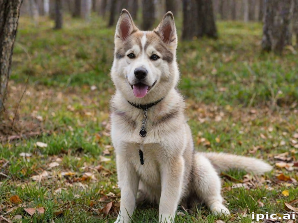 alaskan husky shepherd