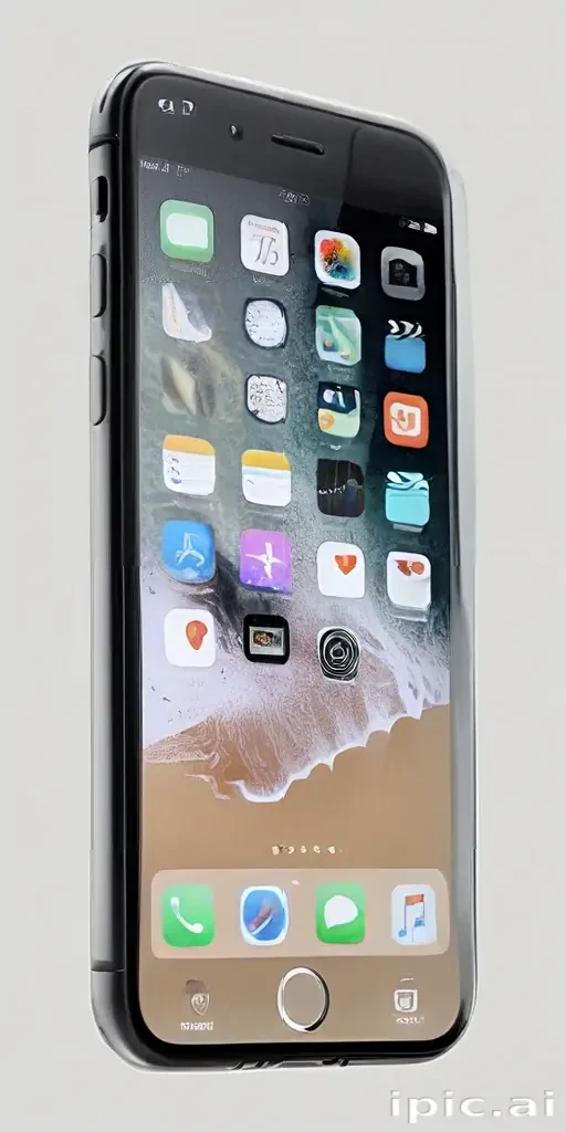 iphone with transparent background
