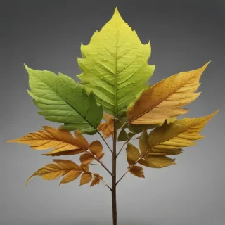 leaves no background