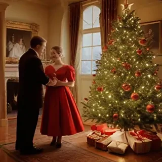 old fashioned christmas pictures