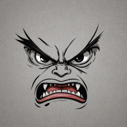 angry face