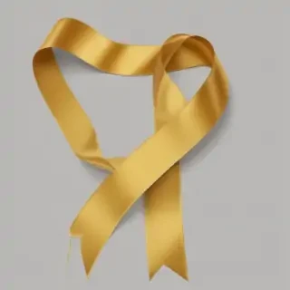 gold ribbon png
