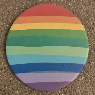 rainbow back round